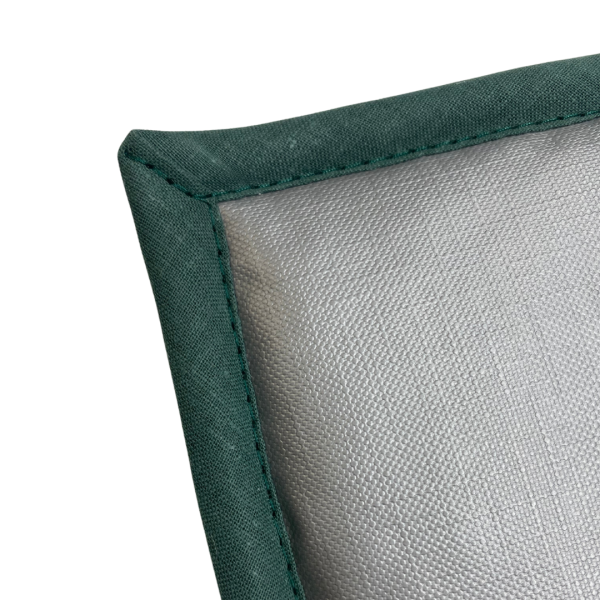 Thermomatte grau - Band dunkelgrün